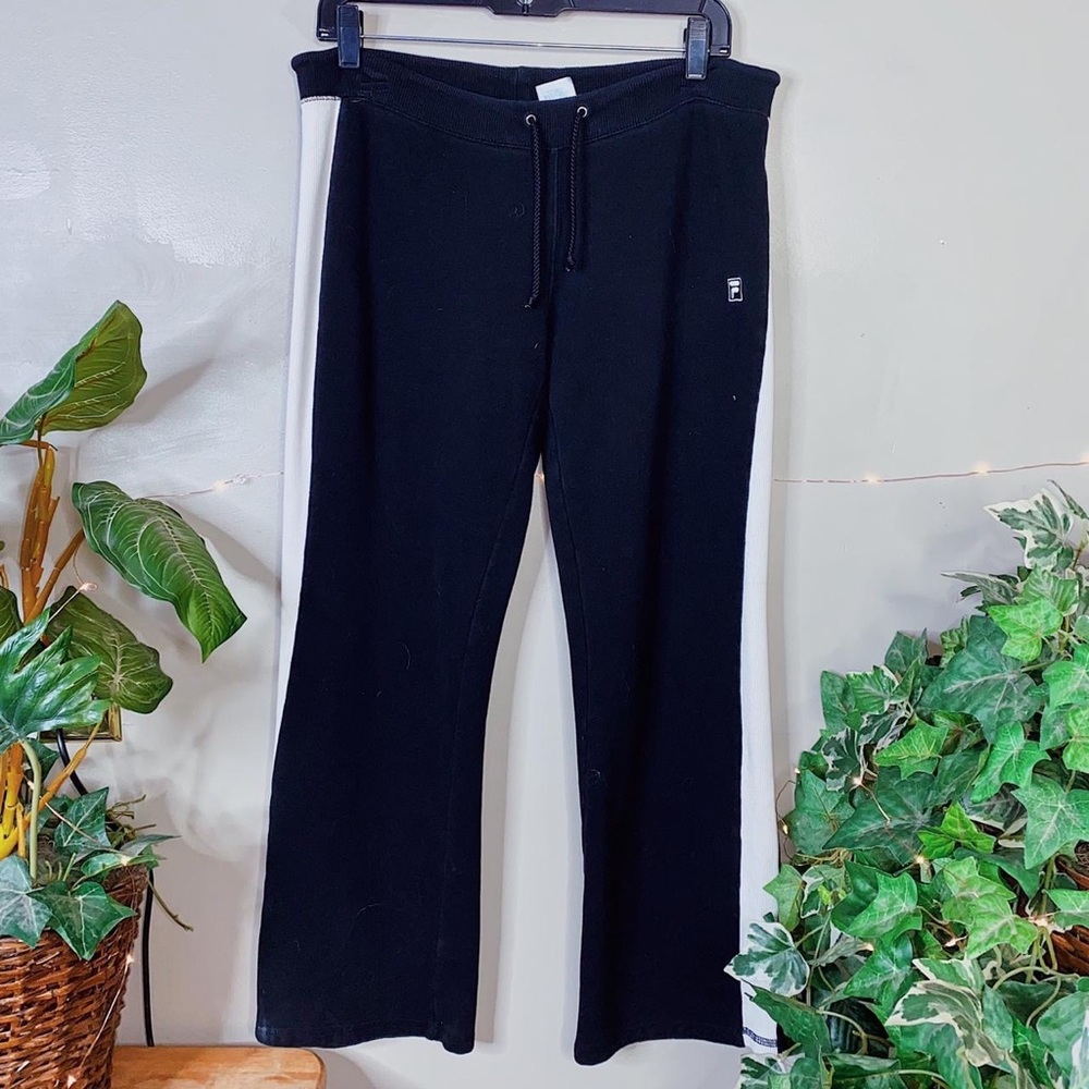 Y2K Fila Athletic Low Rise Soft Drawstring Sweatpants